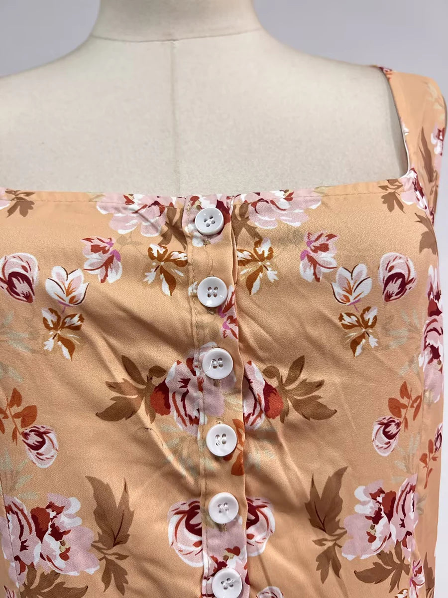 Schulterfreies Damen-Zweiteiler-Set mit Langarmshirt und hoch taillierten Shorts im Colorblock-Design – modisch und elegant