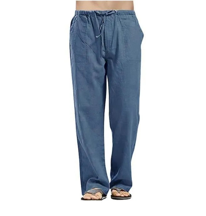 Sommerliche Herren-7/8-Hose im trendigen Stil – große, gerade geschnittene, schnell trocknende Strandhose für Teenager