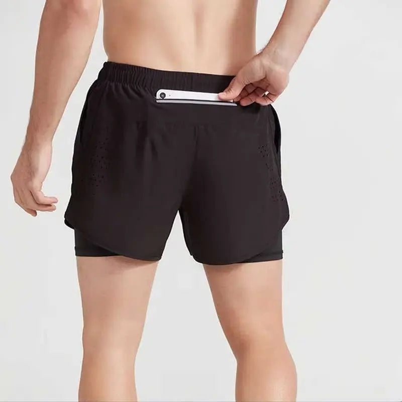 Modische Herren-Sommerhose mit Schnürung und großen Taschen – trendige Shorts in Übergröße für junge Männer