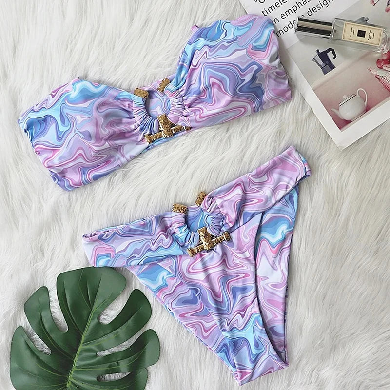 Sexy Bikini-Set mit Push-up-Effekt – Perfekt für Strand und Pool
