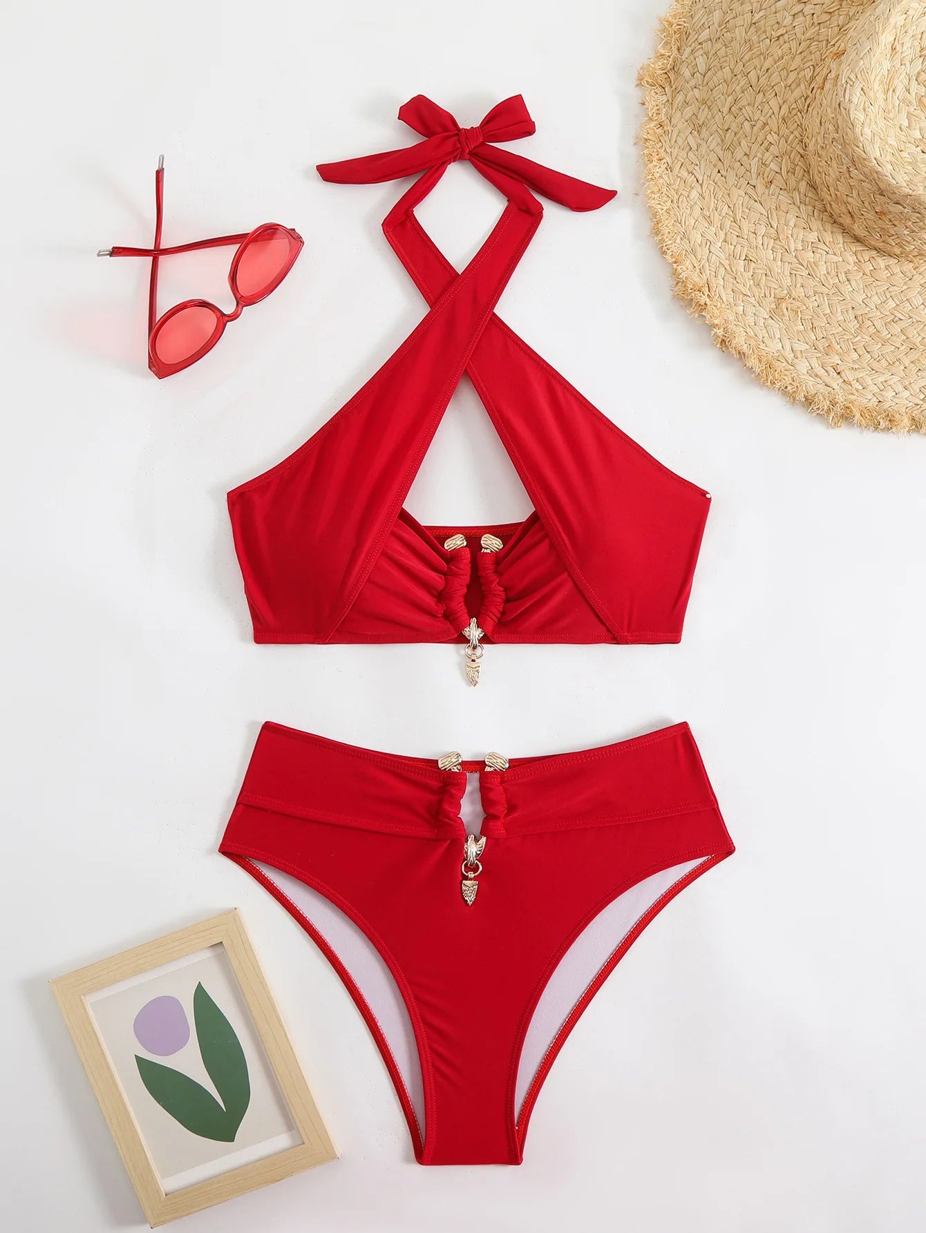 Sexy Push-Up Bikini-Set für Damen – Brasilianischer Stil für Strand und Pool