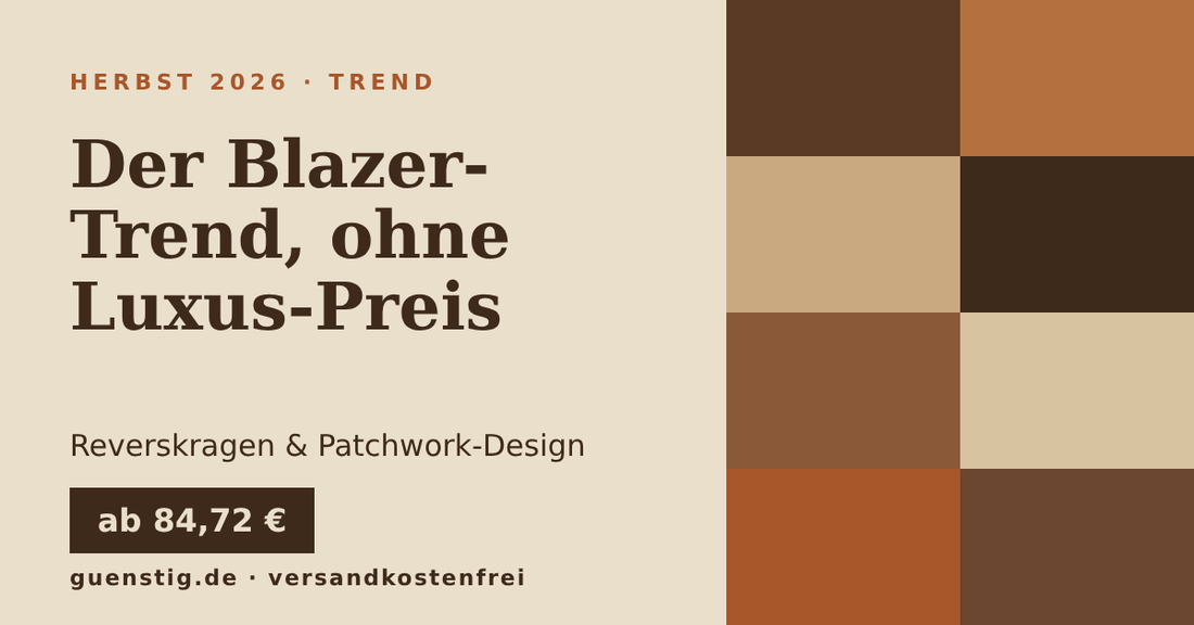 Herbst-Trend 2026: Der Blazer, den die Vogue feiert – ab 84,72 € bei guenstig.de
