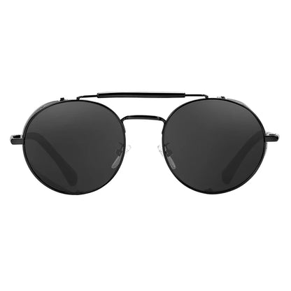 Sonnenbrille Steampunk rund polarisiert UV400 Vintage Herren Damen