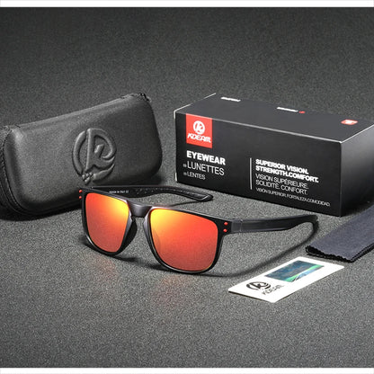 Sonnenbrille Kristallrahmen HD polarisiert Spiegel glasklar Unisex