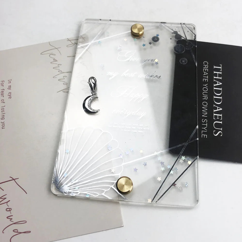 Damen-Charm-Anhänger Mond Statement Schutz aus Sterlingsilber