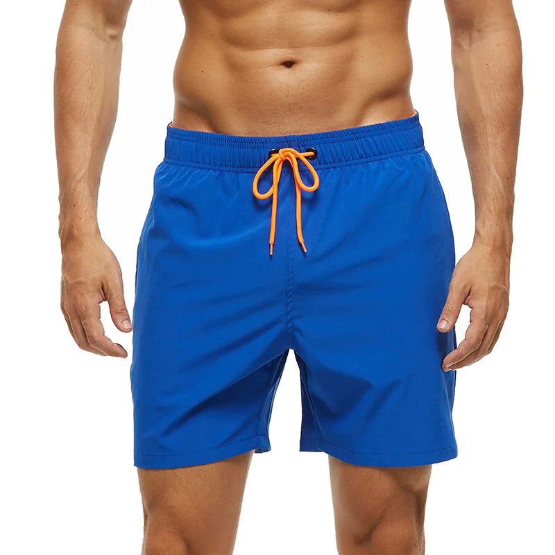 Kurze Herren-Badehose mit atmungsaktivem, verstellbarem Bund – ideal für den Strand