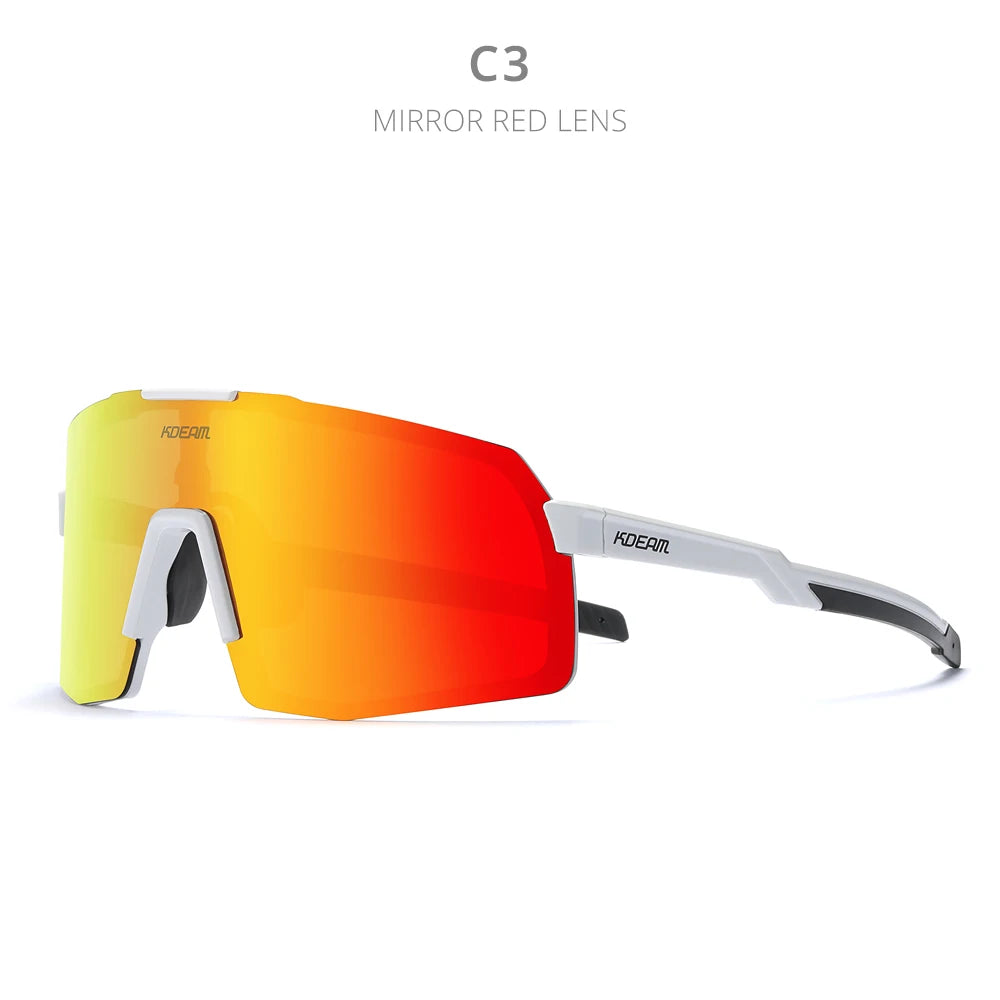 Sonnenbrille Sport TR90 polarisiert UV400 Laufen Angeln Outdoor Herren