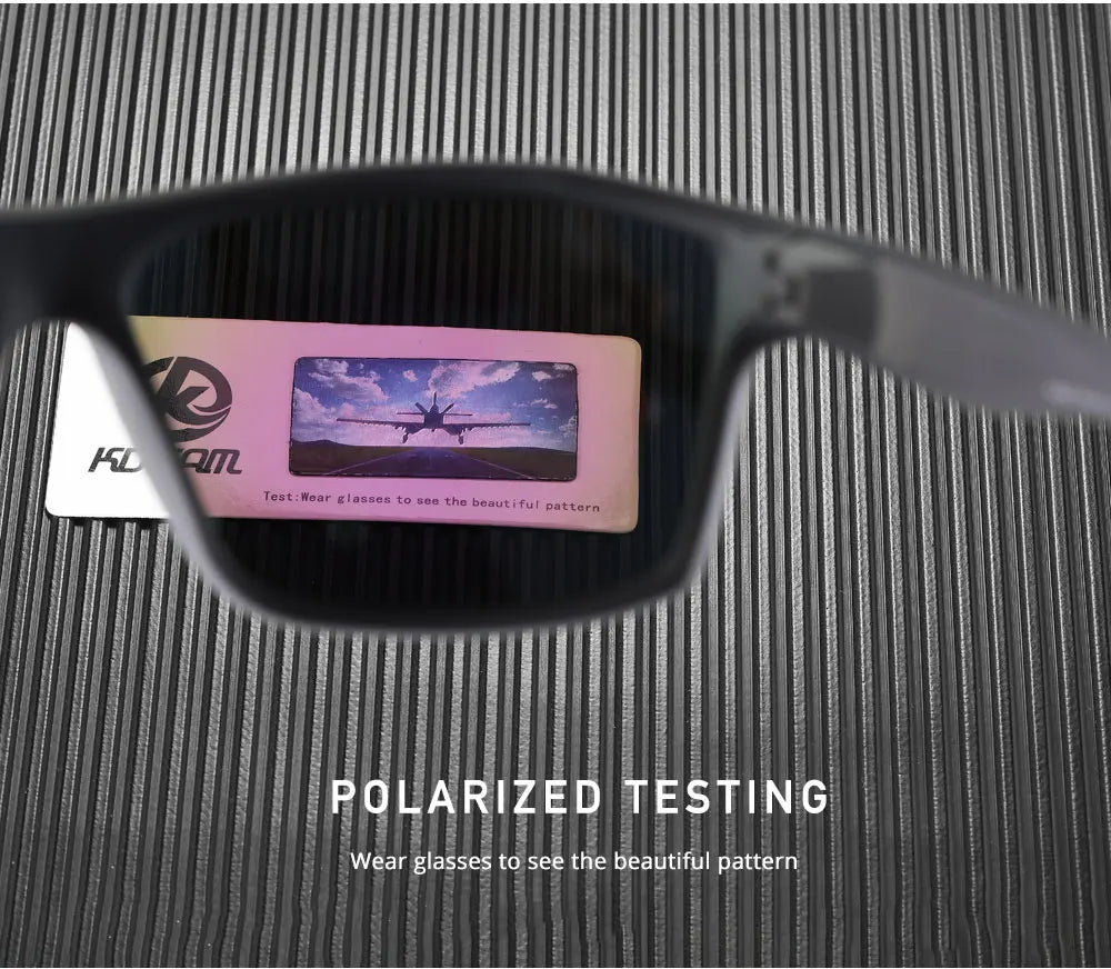 Sonnenbrille quadratisch polarisiert 65mm Outdoor Angeln Sport Herren