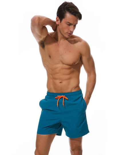 Schnelltrocknende Herren-Shorts mit atmungsaktivem Mesh-Futter und Taschen – ideal für Sport und Freizeit