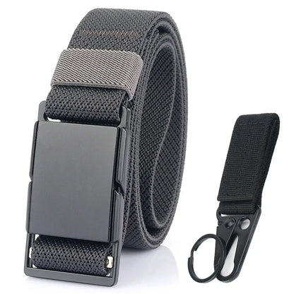 Unisex-Gürtel Mit Magnet-Schnalle 3,4 cm Breite Elastisch Für Outdoor Alltagsaktivitäten Wandern Reisen