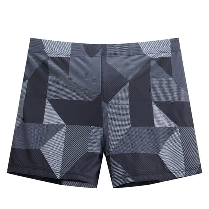 Kurze Herren-Polyester-Shorts mit schnelltrocknendem Druck und atmungsaktivem Mesh-Futter sowie Tasche – ideal für das Fitnessstudio