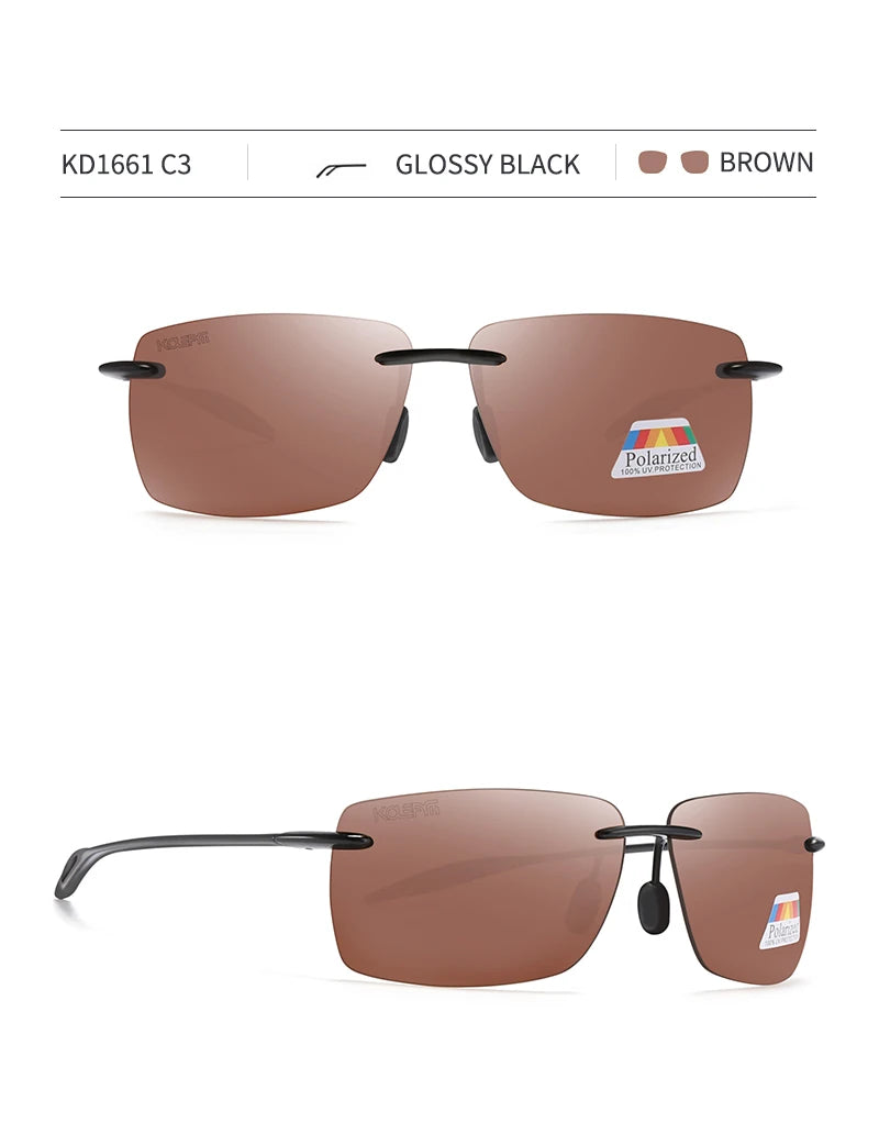 Sonnenbrille Sport TR90 leicht Laufen Fahren Karabiner-Etui Herren