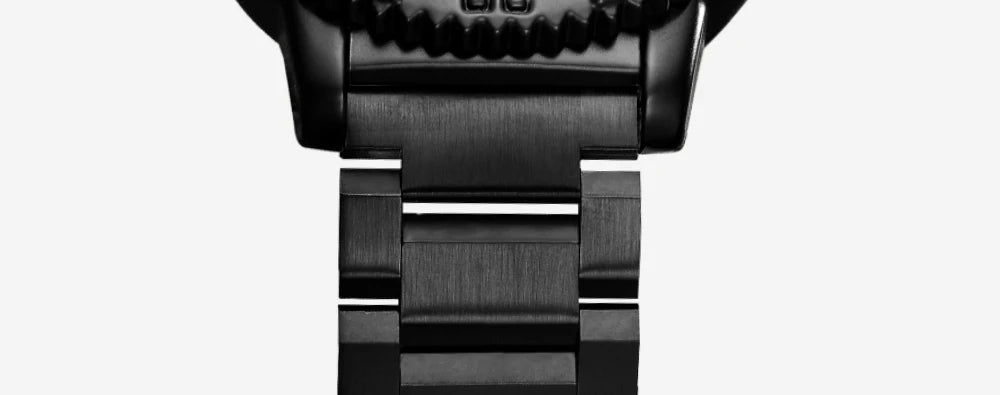 Herren-Sportquarzuhr mit Leuchtzeigern und Nylonarmband