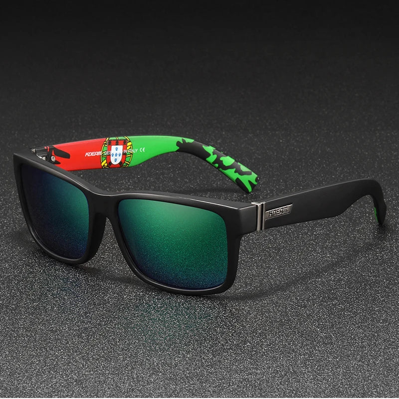 Sonnenbrille Sport polarisiert photochrom Fahren auffällige Farben Hartbox