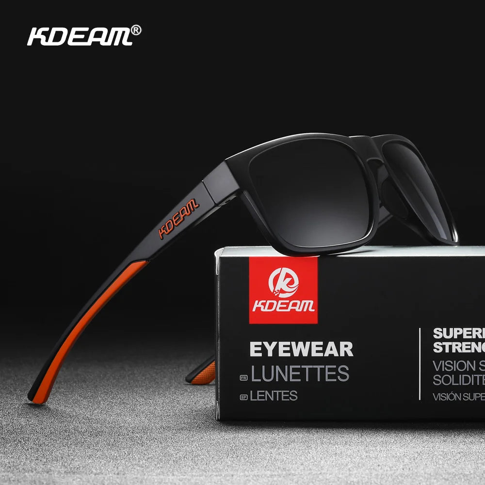 Sonnenbrille quadratisch photochrom polarisiert rutschfest Outdoor Unisex