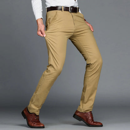 Herren Hose aus Baumwolle im lässigen Stretch-Stil in Übergröße