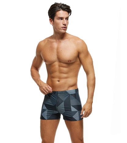 Kurze Herren-Polyester-Shorts mit schnelltrocknendem Druck und atmungsaktivem Mesh-Futter sowie Tasche – ideal für das Fitnessstudio