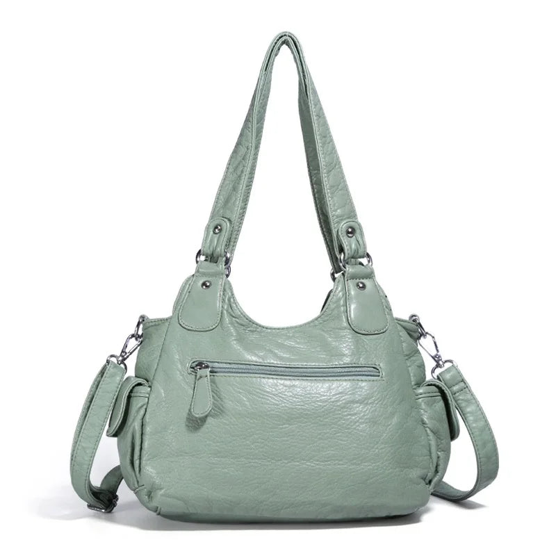 Damen-Handtasche Aus PU-Leder Mit Leopardenmuster Und Top-Handle-Design Für Alltag