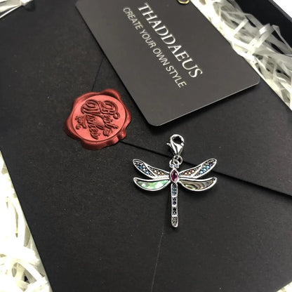Damen-Armband Libellen Gliederkette Böhmen Sommer aus Sterlingsilber