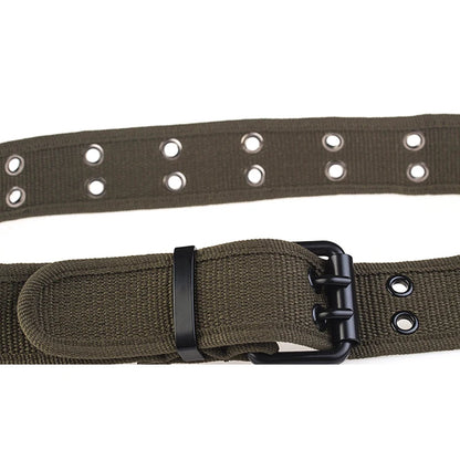 Herren-Gürtel aus Canvas mit 3,8 cm Breite - Geeignet für Wanderungen im Freien, Langlebig