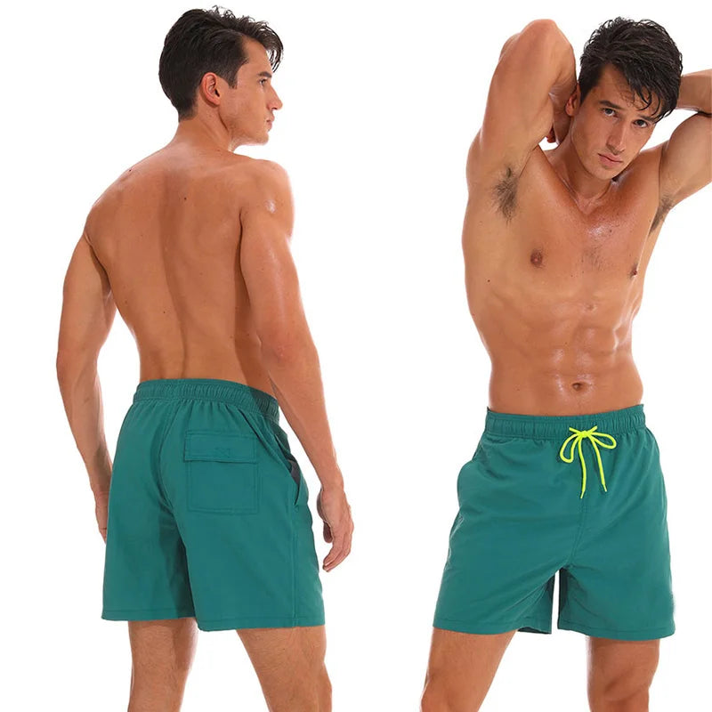 Kurze Herren-Badehose mit abnehmbarem Polster – sportliche Strandbekleidung im sexy Low-Cut-Design
