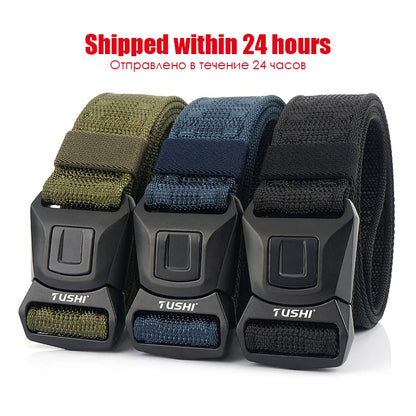 VATLY Army Tactical Gürtel Herren 1200D Nylon Anti-Rost Schnalle Outdoor