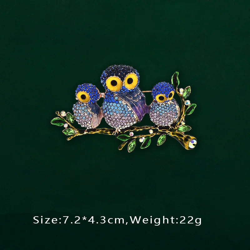 Brosche Vogel Libelle Emaille Kreativ Tasche Schulranzen Accessoire Damen