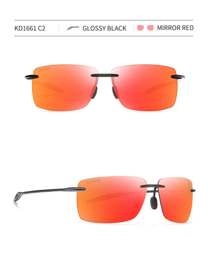 Sonnenbrille Sport TR90 leicht Laufen Fahren Karabiner-Etui Herren