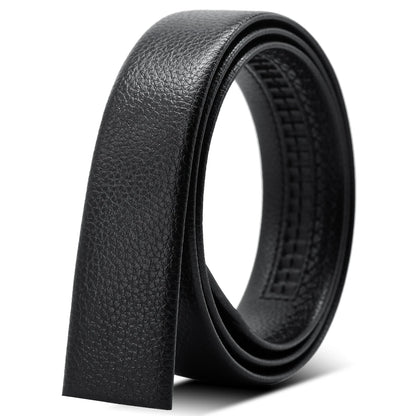 Herren Ratchet Ledergürtel 3,5 cm Automatik-Schnalle abriebfest Innenriemen