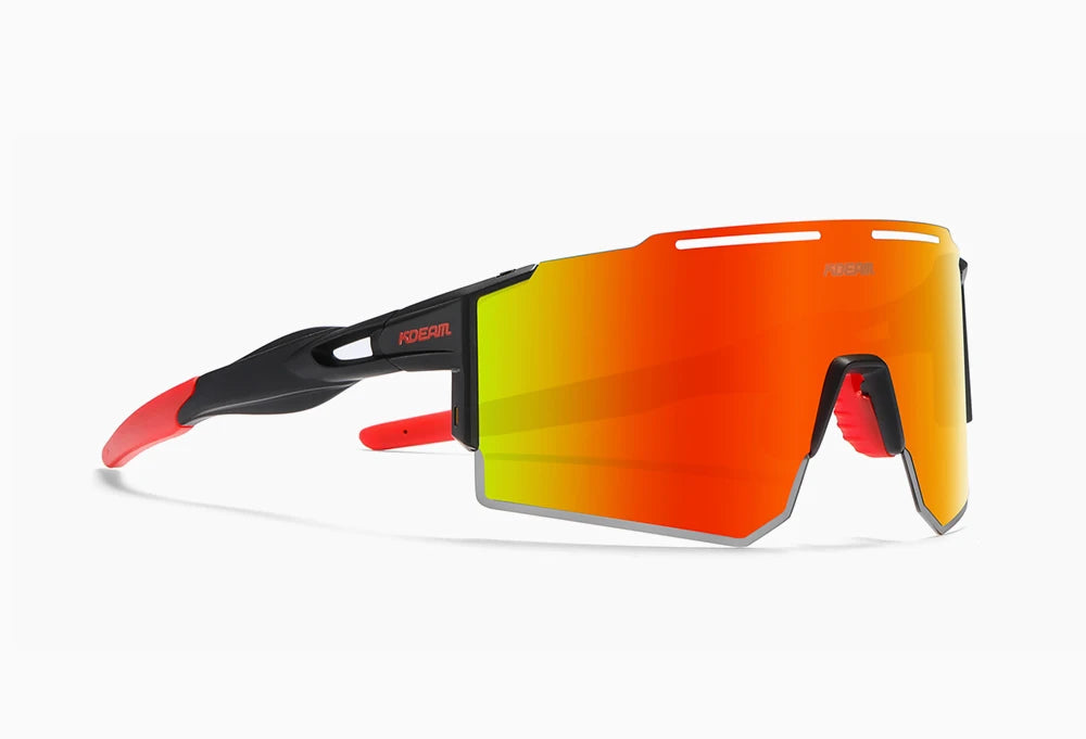 Sonnenbrille Sport TR90 polarisiert 1,2mm Glas Gummisteg winddicht Herren