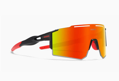 Sonnenbrille Sport TR90 polarisiert 1,2mm Glas Gummisteg winddicht Herren