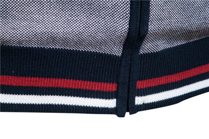 Männer Strickjacke aus hochwertiger Baumwolle im Casual-Stil für den Winter