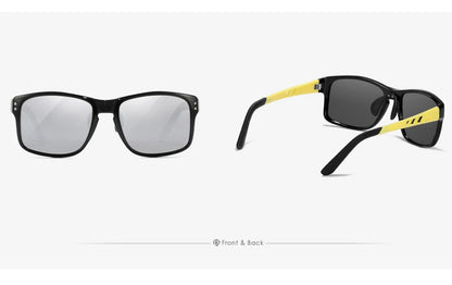 Sonnenbrille Sport TR90 polarisiert rechteckig XL Fahren Damen Herren