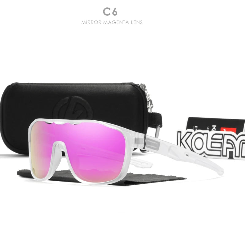 Sonnenbrille Einteiler polarisiert Spiegel winddicht Cat.3 Sport Herren