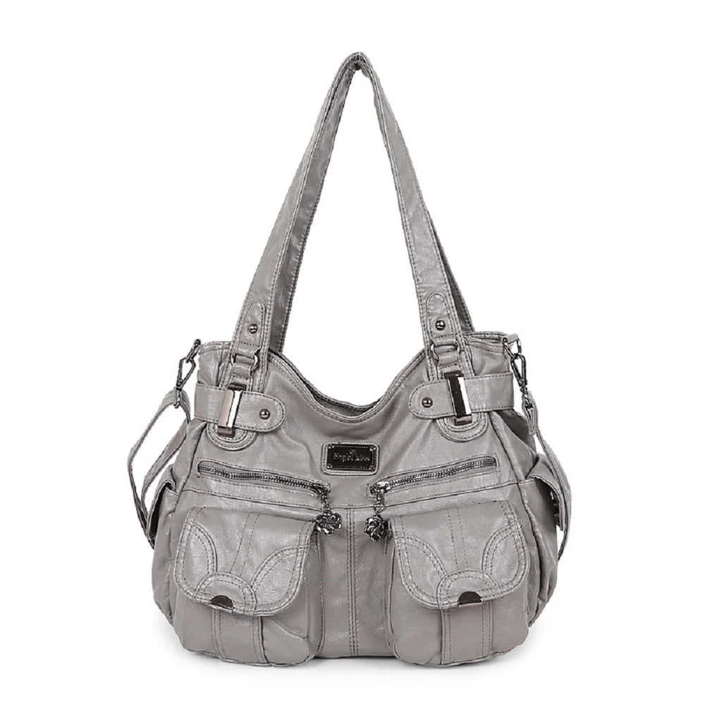 Damen-Handtasche Multifunktionale PU-Tasche Großes Fassungsvermögen Alltagsbegleiter