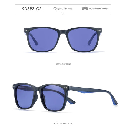 Sonnenbrille quadratisch TR90 polarisiert Federgelenk Angeln Herren