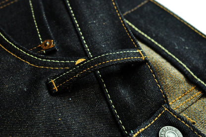 Herren Jeans aus Baumwolle und Leinen im Taper Fit mit 16,5 Unzen
