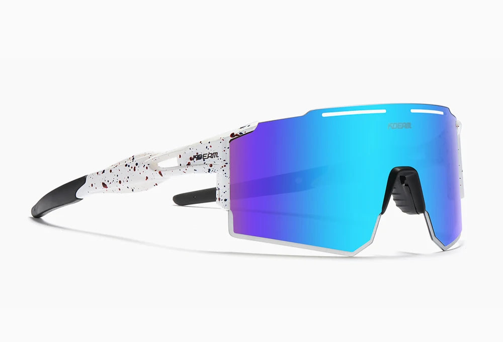 Sonnenbrille Sport TR90 polarisiert 1,2mm Glas Gummisteg winddicht Herren