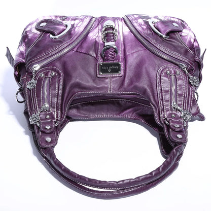 Damen-Schultertasche Großes Fassungsvermögen Mit Tie-Dye Muster Und Griff Im Vintage-Stil Für Alltag Und Freizeit