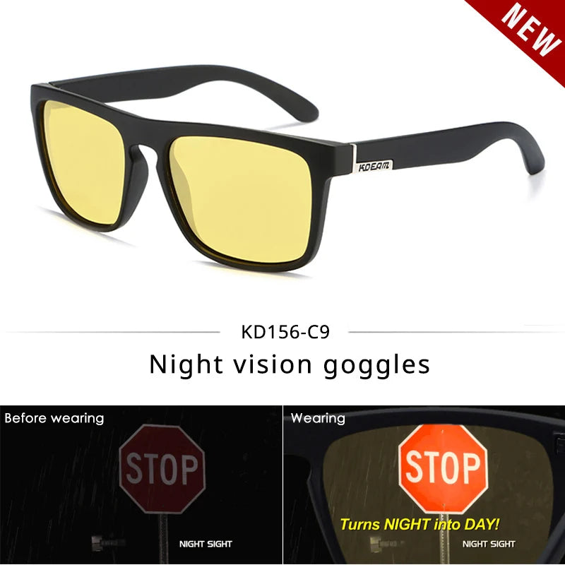 Sonnenbrille polarisiert photochrom Nachtsicht Fahren UV400 Unisex