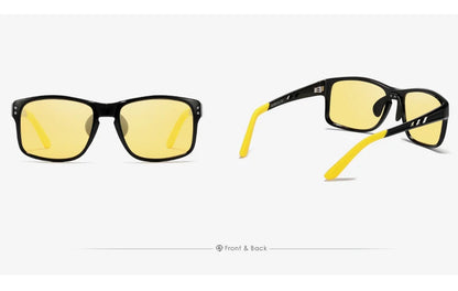Sonnenbrille Sport TR90 polarisiert rechteckig XL Fahren Damen Herren