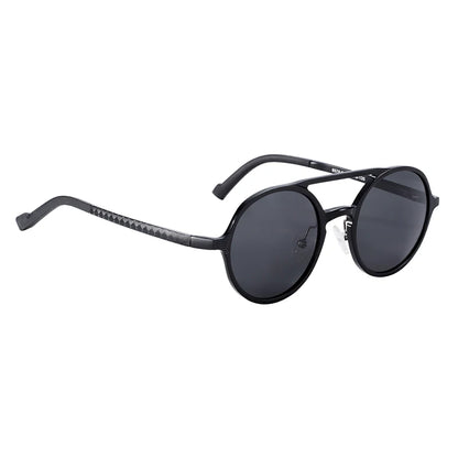 Sonnenbrille rund Al-Mg Polaroid UV400 Retro Vintage Herren Damen