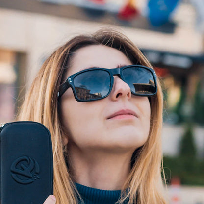 Sonnenbrille Sport TR90 polarisiert rechteckig XL Fahren Damen Herren