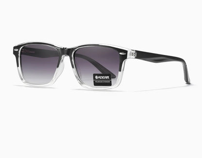 Sonnenbrille quadratisch polarisiert TR90 Federgelenk Unisex