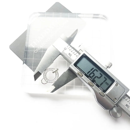 Damen-Charm-Anhänger weißer CZ Pflaster-Träger II aus Sterlingsilber