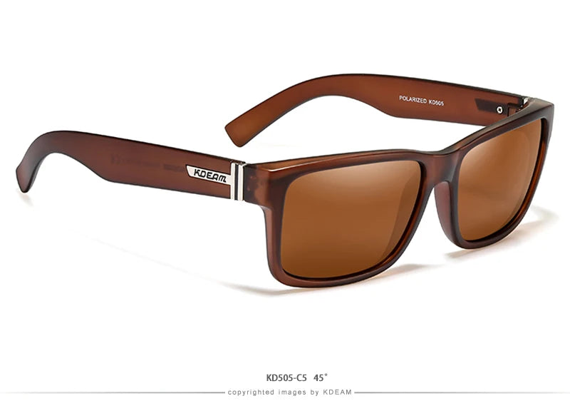 Sonnenbrille Sport polarisiert photochrom Fahren auffällige Farben Hartbox
