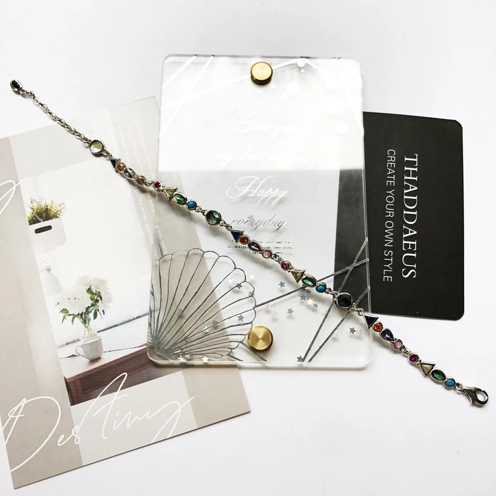 Damen-Armband Paradise Journey bunt Boho aus Sterlingsilber