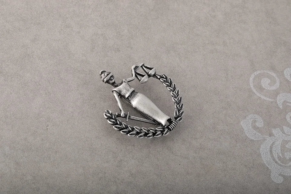 Brosche Friedenstaube Weizen Legierung Anwalt Kragen Clip Hijab Damen