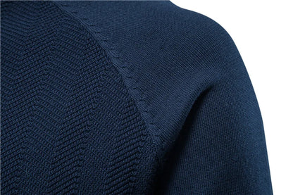 Herren Pullover aus Baumwolle mit lässigem Drop-Hülsen-Design für den Winter