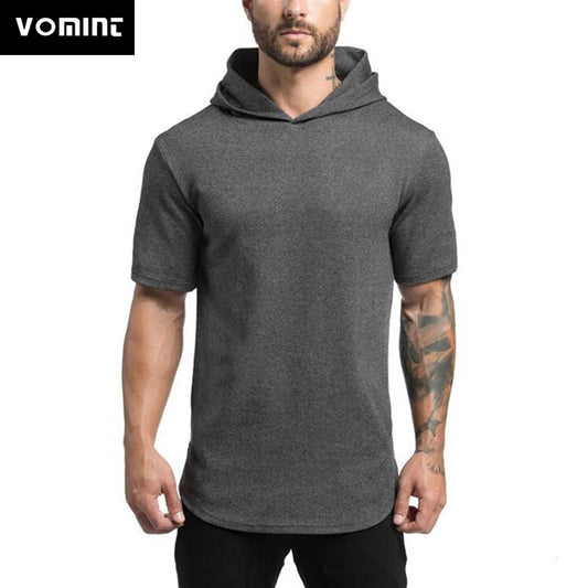 Herren T-Shirt aus dünner Baumwolle mit kurzem Arm im einfarbigen Design